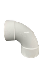 PVC 4" 90 Degree Elbow (Hub x Hub)